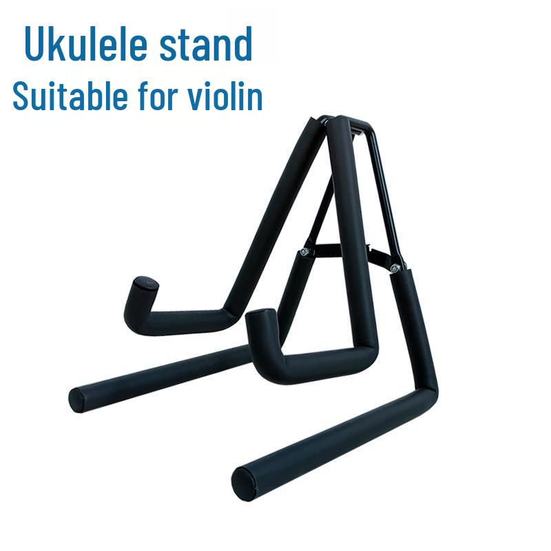 Ukulele Stand & Holder for Small Four-String Instruments - Metal Musical Accessory Ukulele Stand