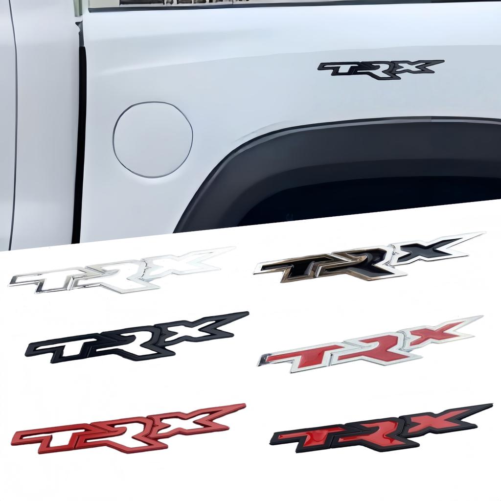 1Pc 3D Metal Logo Car Rear Trunk Side Fender Emblem Badge Decals Sticker Suitable for Tyrannosaurus Pickup Truck modification