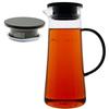 GLASS JUG FOR WATER JUICE TEA HOT 1.3L