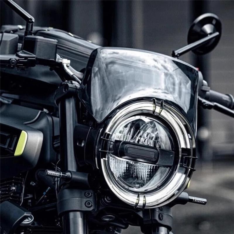 A16P-Motorcycle Headlight Protector Headlight Grille For Svartpilen 401 125 2025 2024 VITPILEN 401 125