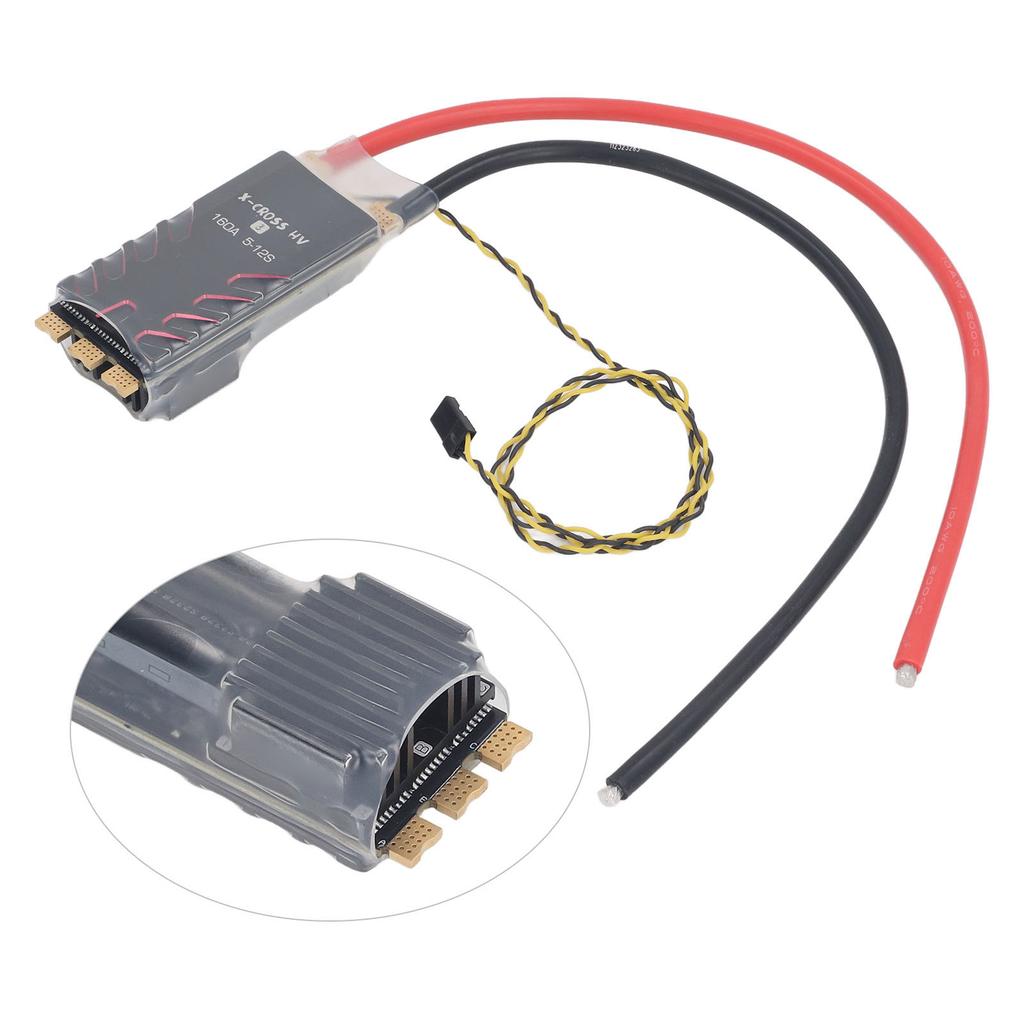 160A Brushless Electronic Speed Controller 5 to 12S HV3 ARM 32 Bit FPV Brushless ESC for RC Racing Drone