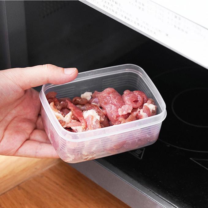 5PCS Kitchen Refrigerator Storage Box, Food-grade Freezing Special Fresh-keeping Box, Kitchen Compartment Sorting, Sealed Frozen Meat Box
