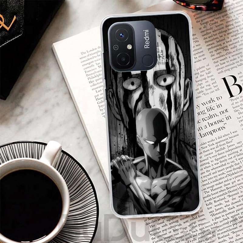

Чехол Saitama King из One-Punch Man для Xiaomi Redmi 14C 13 13C 12 12C 10 10C 9 9C 9T 9A Чехол для телефона 10A 8A 8 7A 7 6A 6 Pro K70 K6 Redmi 9T