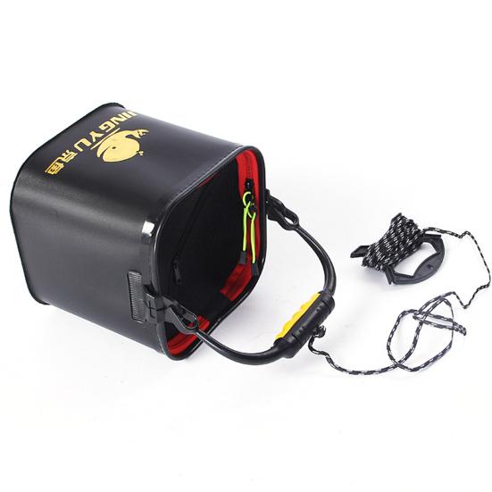 Rybářské vědro Skládací Přenosné Skládací Multifunkční Nádoba na živou nástrahu na ryby pro rybaření