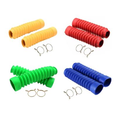 2pcs Motorcycle Front Fork Protector Cover Gaiter Gator Boots Shock Damping Dust Guard for Pit Dirt Bike Shock-Absorber
