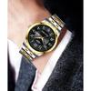 Men's Watch Stainless Steel Band Fashion Luminous Quartz Watch for Man Dual Calendar Male Clock Reloj Hombre Clock