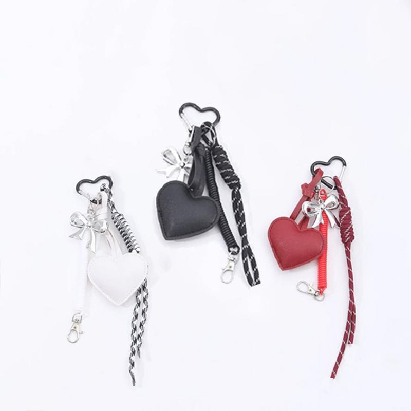 Yogodlns Heart Shape Mini Backpack Hanging Handbag Pendant Bag Pendant Bags Accessories