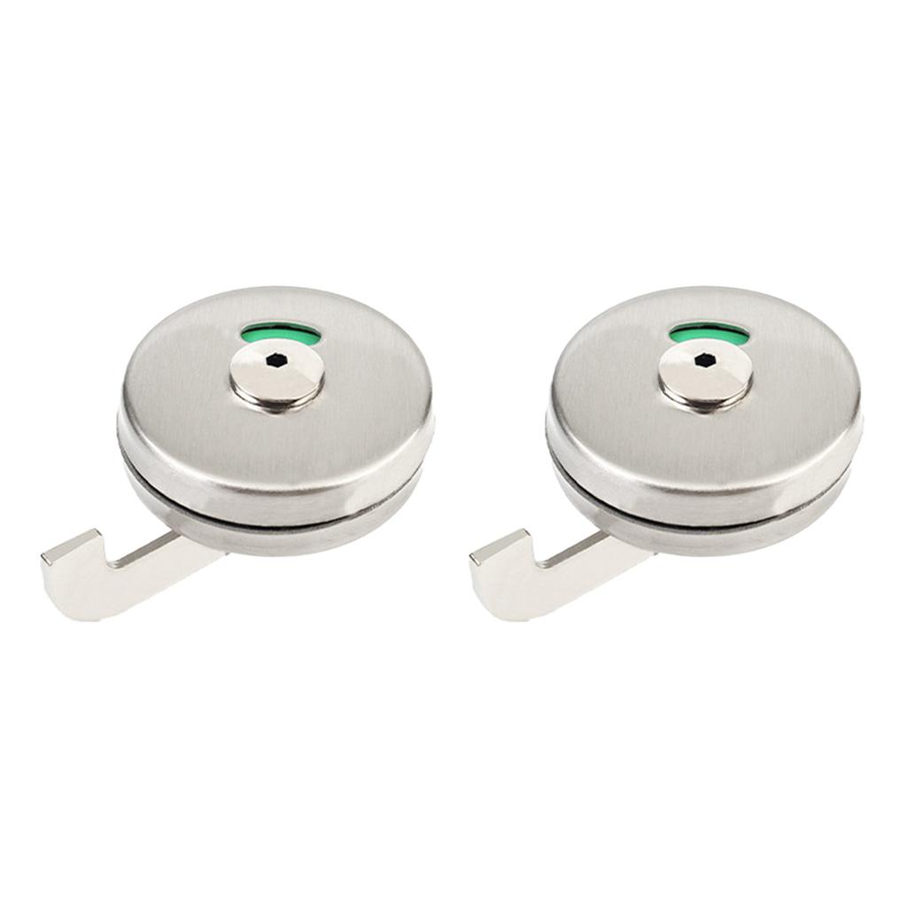 Sturdy Stainless Steel Bathroom Door Handle Set With Indicator Convenient for Easy Installation And Modern Look
