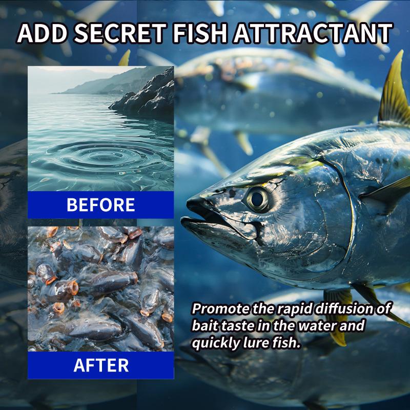 Dimethyl Bait Attractant & Enhancer,Fish Catch Enhancer Spray,Freshwater/Saltwater Use,Blue Fish Attractant for All Anglers,50ml