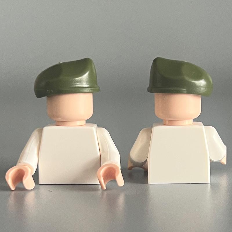 

Берет, строительный блок из мелких частиц, совместимая фигурка, аксессуары для волос, шапка с шляпой, партия 0,1 кг