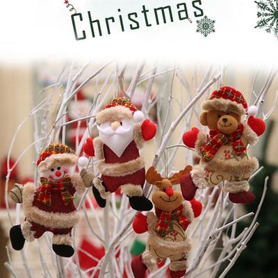 Santa Claus Snow Man Elk Doll Christmas Decoration Xmas Tree Decent Ornaments Home Decor