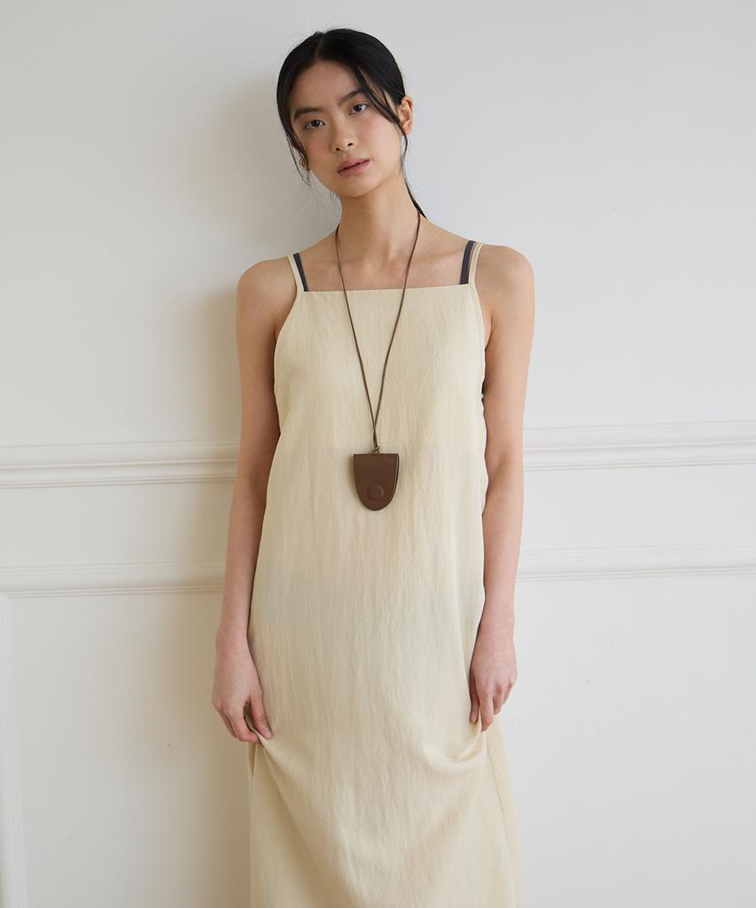 Oeoseoul Line Button-Up Dress [Butter Yellow]