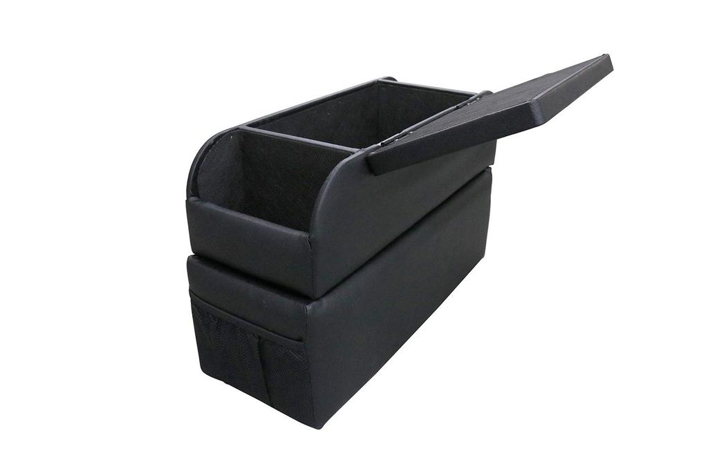 Ito Seisakusho Quality Console Armrest Console Box for Toyota Noah/Voxy, Black, QC-1