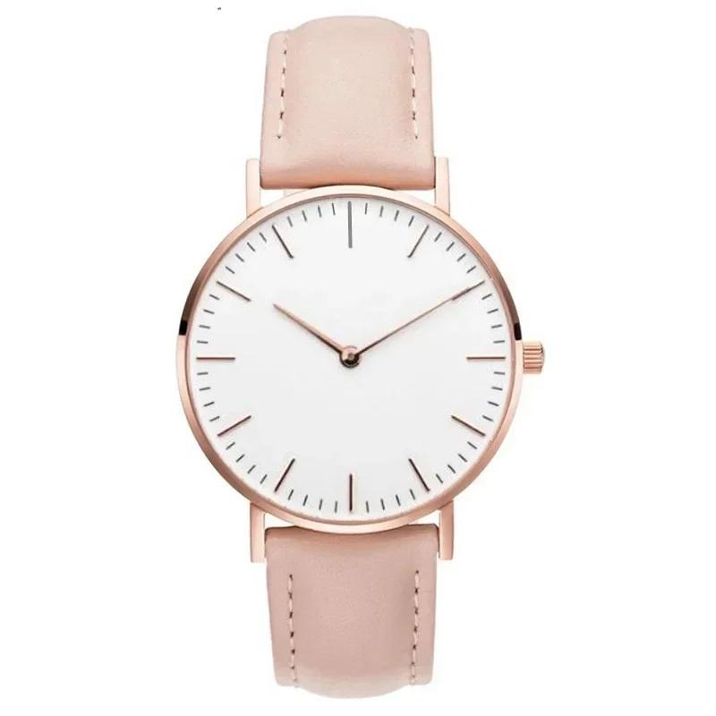 Fashion Women Watches Luxury Metal Dial Leather Belt Analog Ladies Quartz Wrist Watch Simple Casual Female Clock Montre Femme