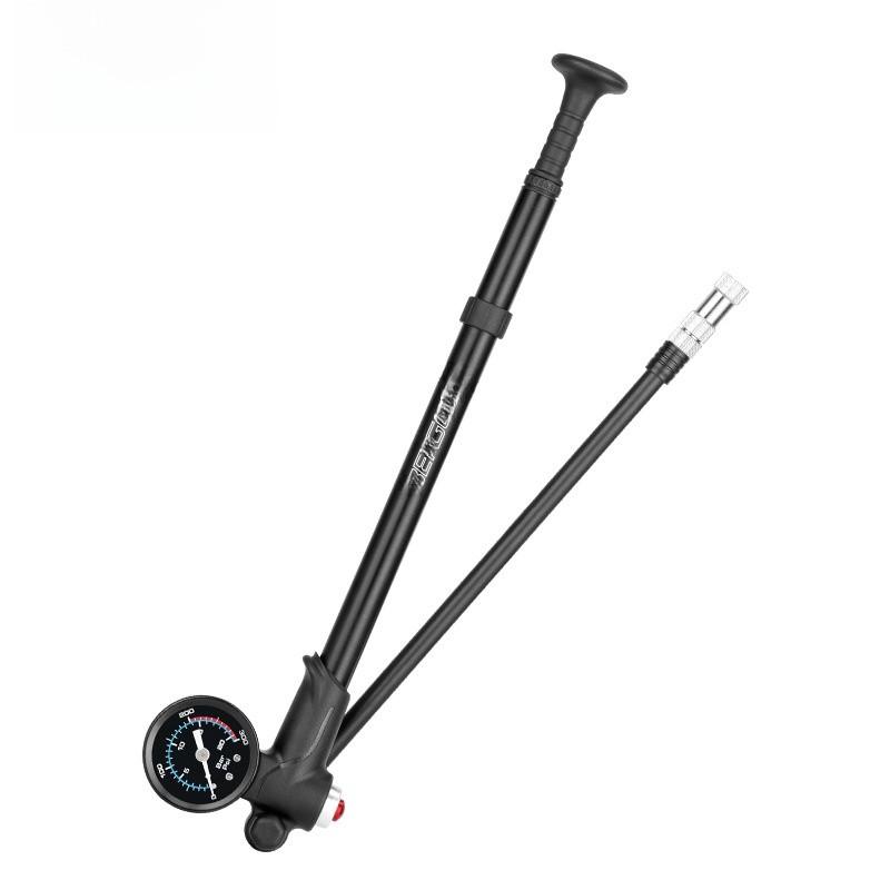 Fiets Voorvork Pomp Aluminiumlegering Hoge Druk Luchtpomp Voor Mountainbike Onderhoud