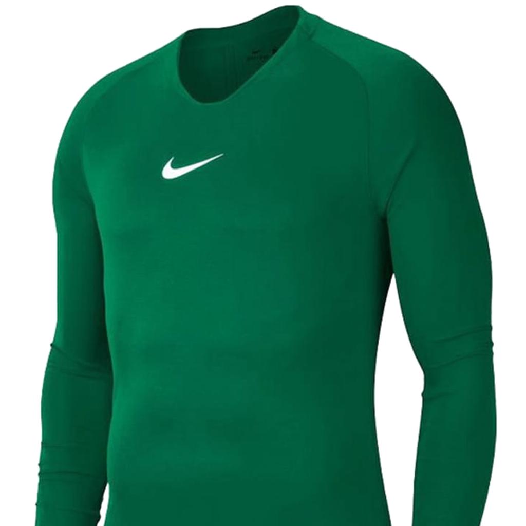 Nike Dry Park First Layer Longsleeve, Mens green Compression longsleeve