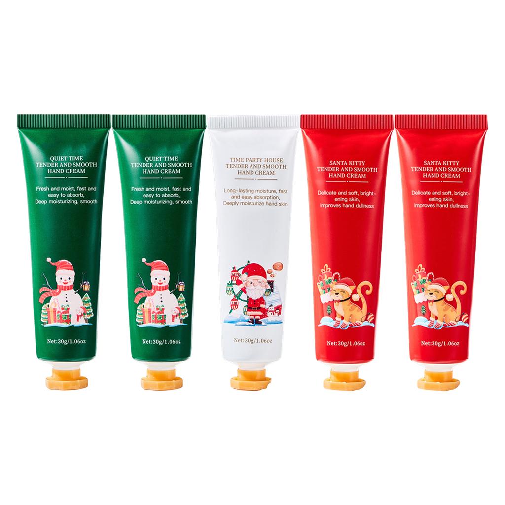 Winter Hand Care Gift Set - Travel Size Moisturizing Hand Cream & Lotion for Dryness, Christmas Present
