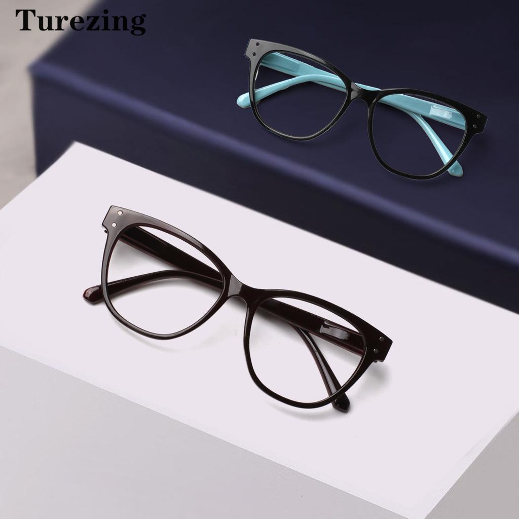 Turezing Reading Glasses For Men Women Anti Blue Light Prescription Glasses with Spring Hinges0~+4.0