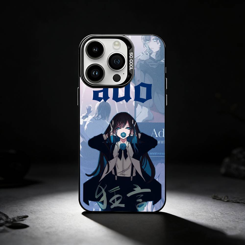 A-Ado Japanese Singer Phone Case For iPhone 17,16,15,14,13,12,11 Plus,Pro Max,XS,Colored silver phone case iPhone15promax