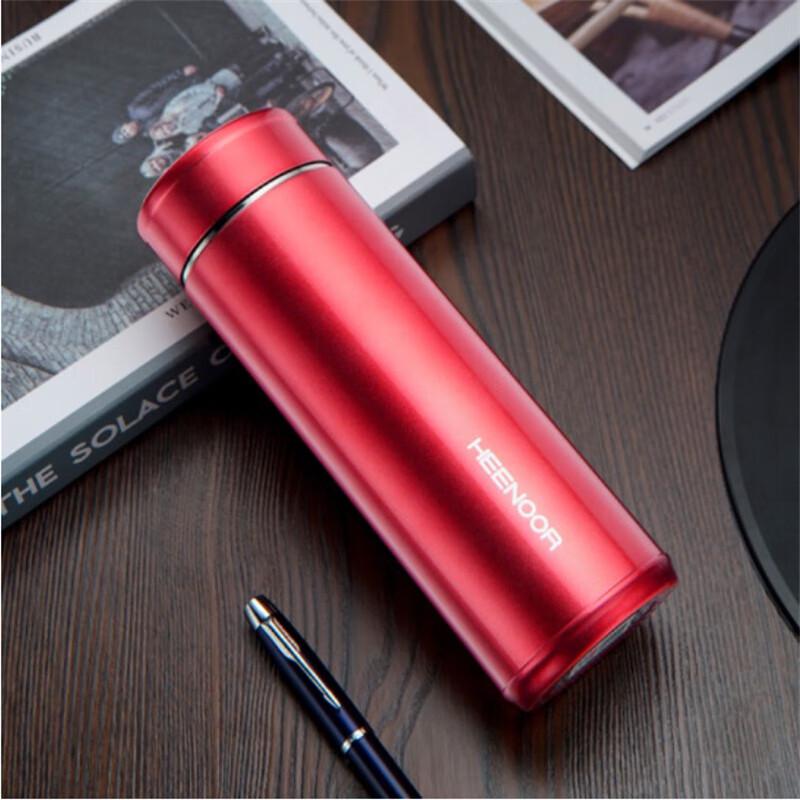 HEENOOR XN-7600 304 Stainless Steel Portable Insulated Tea Infuser Mug