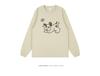 Korean Style Hand-Drawn Cartoon Long-Sleeve T-Shirt