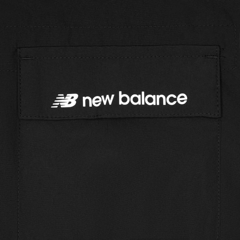 New Balance Jackets Men's Black Hooded Moderate Other AMJ03305-BK