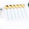 18pcs Colorful Cutlery Set Tableware Set Stainless Steel Dinner Knife Fork Spoon Matte Polishing Dinnerware Set