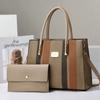 2pcs/set Luxury Designer Top-handle Bag for Women Tote Handbag Purse Large Capacity Womens PU Leather Crossbody Shoulder Bags