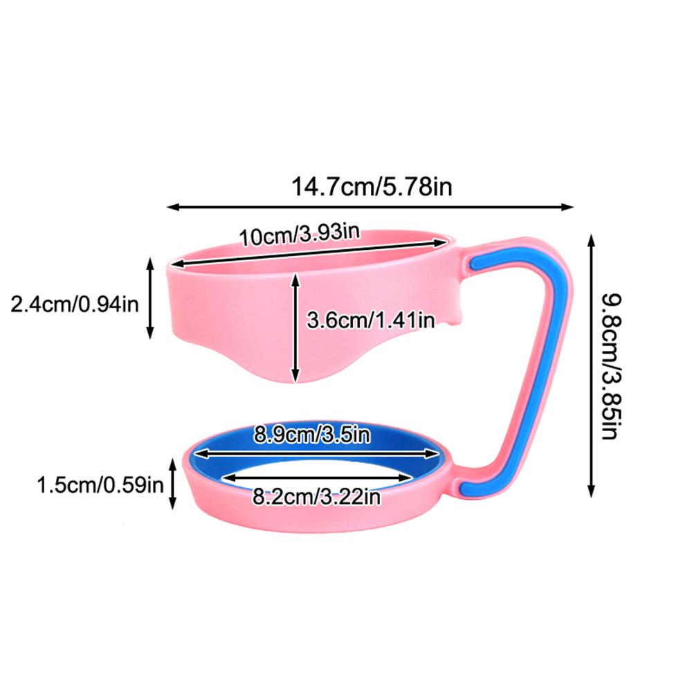 Bingba Cup Handle Stainless Steel Double Layered Cup Holder Insulation Cover Plastic Product Handle