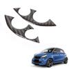 2Pcs/Set Car Carbon Fiber Steering Wheel Decoration Cover Trim Sticker Fit for Benz Smart 453 Fortwo 2016-