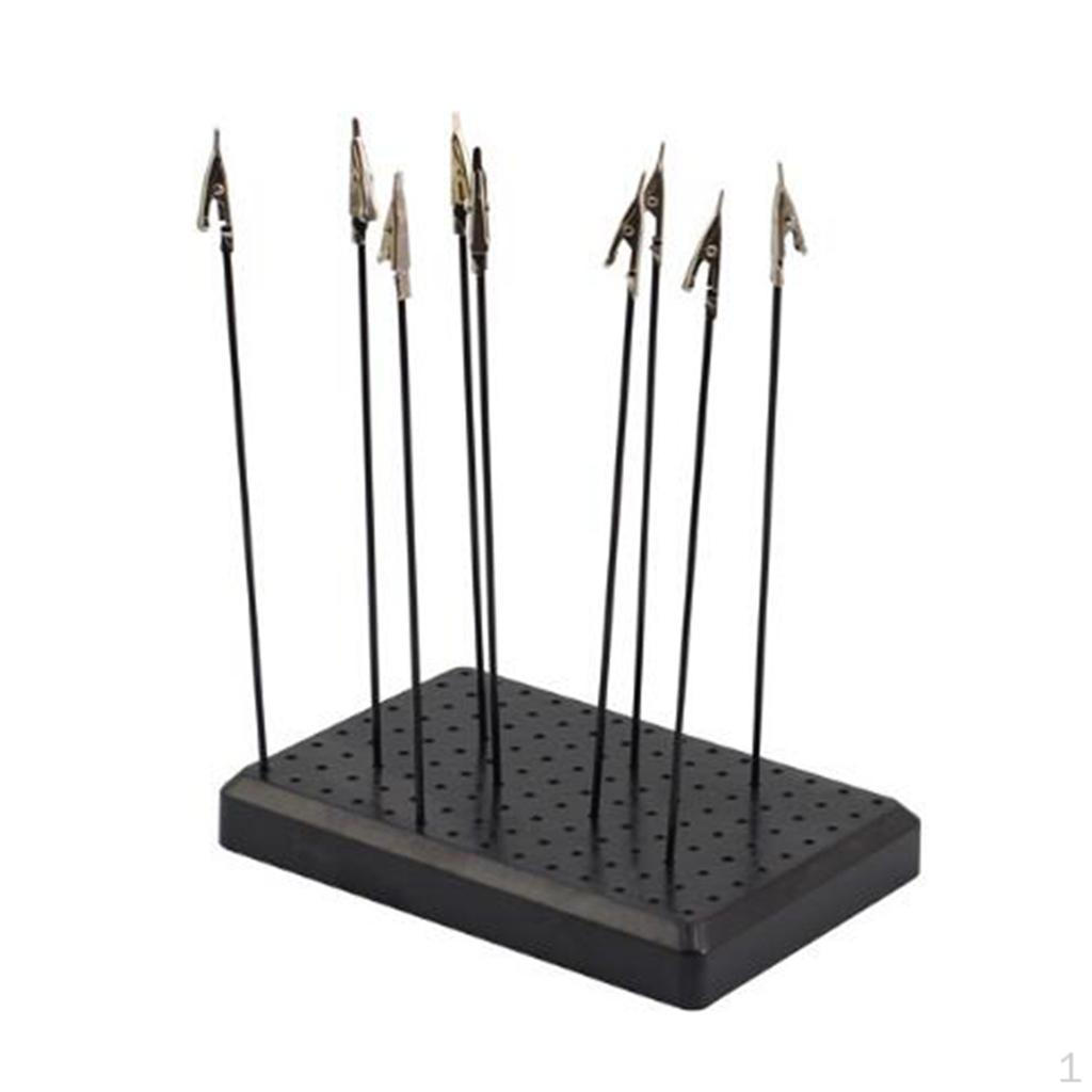 10x Alligator Clip Professional Airbrush Holder for