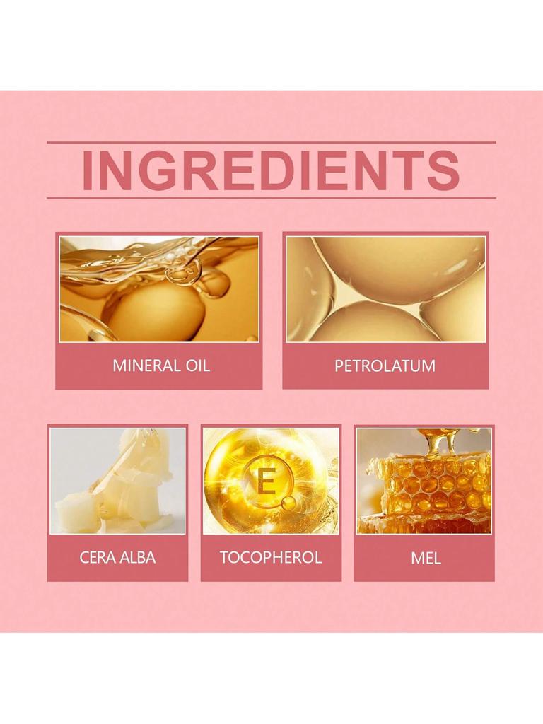 1Pc HONEY LIPSTICK TINTED LIP BALM. Reduce Lip Wrinkles, Prevent Peeling And Cracking. Moisturizing