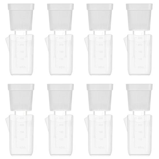 Self Watering Plant Pots Mini Translucent Plastic Planters Plant Propagation Pot with Reservoir for Seedlings Cuttings