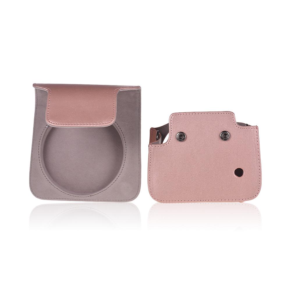 

Andoer Protective Case PU Leather Bag with Adjustable Strap for Fujifilm Instax Square SQ6 Instant Film Camera Pink
