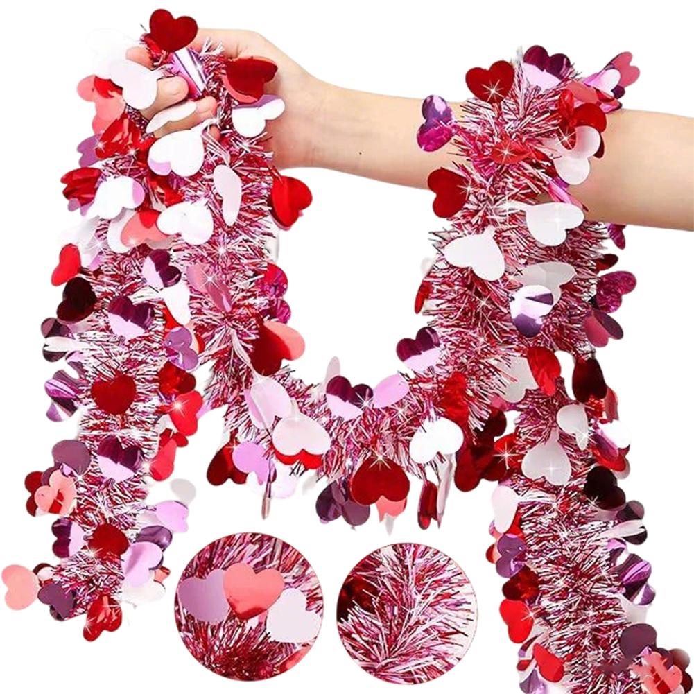 

2 Meters Red and Pink Love Tops for Valentine s Day Proposal Wedding Party Bridal Shower Wedding Room Decoration