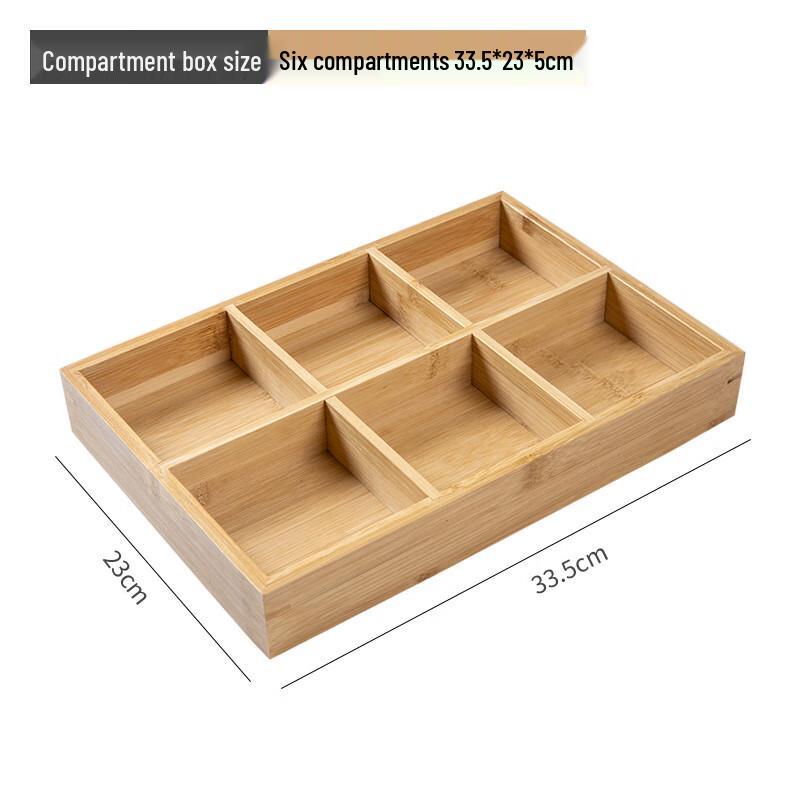 

Bamboo Divided Snack & Nut Serving Tray 1 Unit