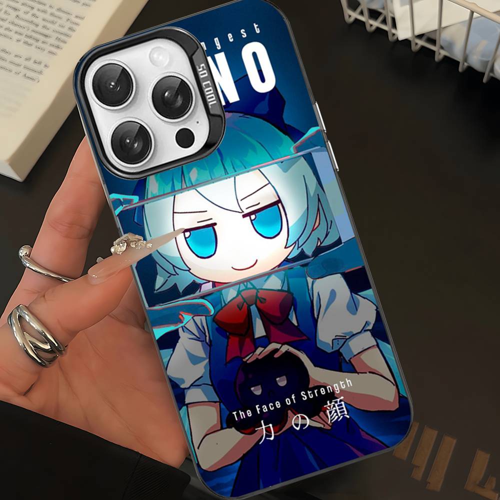 Classic Game Touhou Project Phone Case For IPhone 17 16 15 14 11 12 13 Pro Max Plus Pro Colored Silver Cover