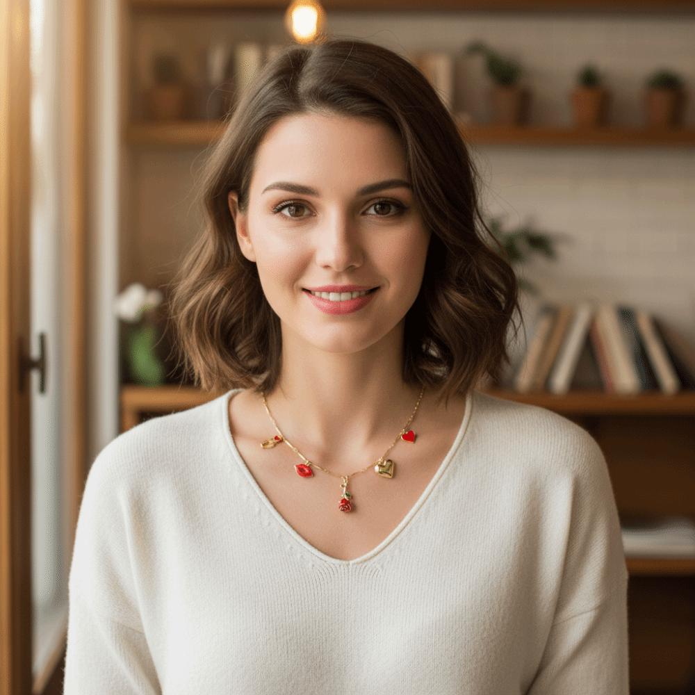 Zinc Zinc Zinc Alloy Necklace Earrings Bracelet Flower Flower Jewelry Luxury Rose Necklace  Wedding