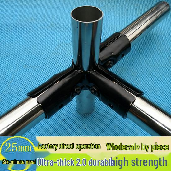 25mm Copper Pipe, Iron Pipe Fitting, Galvanized Steel Connector, Round Pipe Fixing, Two- or Three-Way Clip Accessories