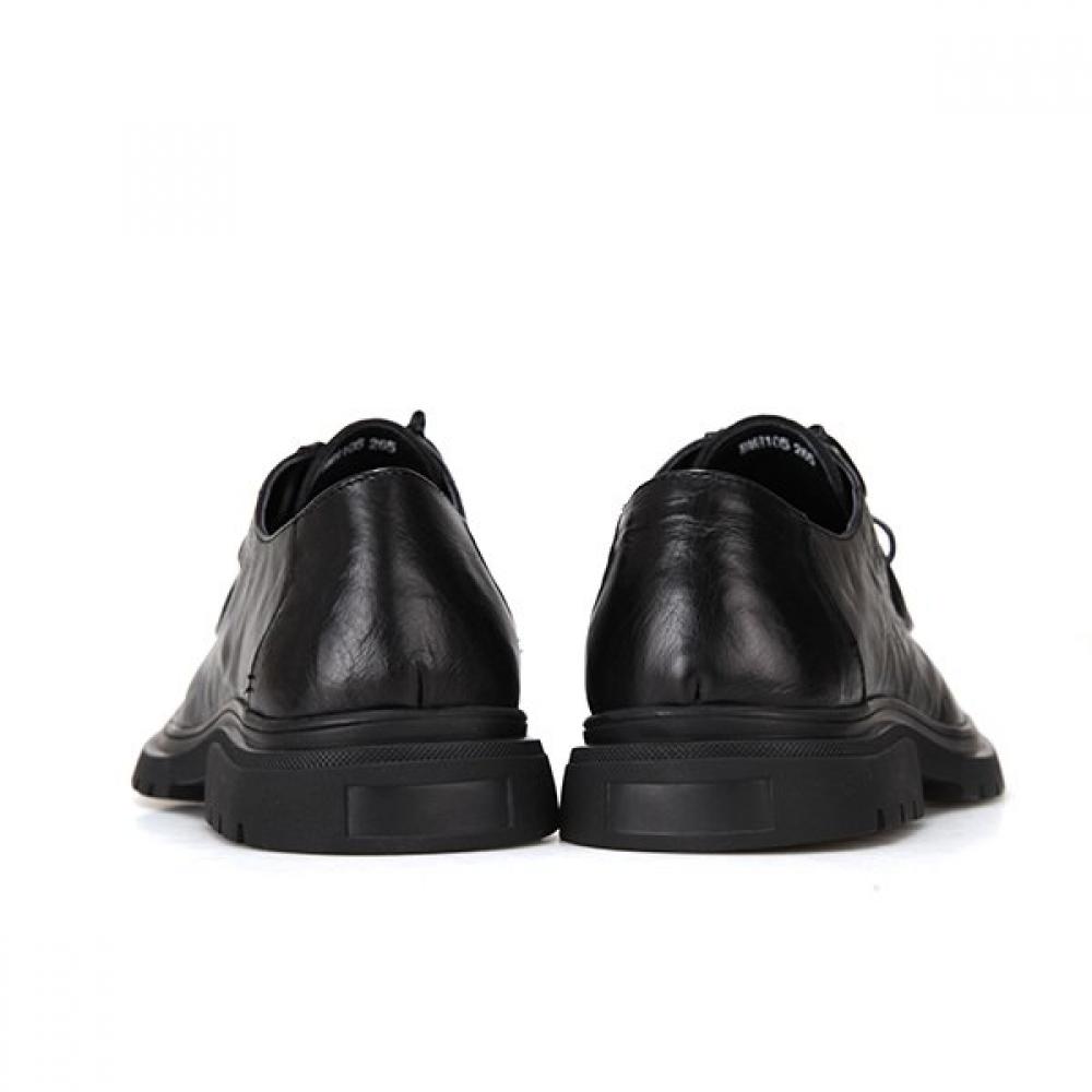 Barbara Cowhide BaSic 3cm Men S Derby Loafer Bmh105bk