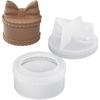 Silicone Storage Jar Mold Jewelry Box Molds Bowknot Container Molds with Lid Candle Cup Molds Resin Casting Molds Decors