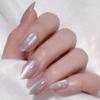 Medium Almond Press On Nail 30 Pieces Set Cats Eye Design in Autumn Stick on Nail Acrylic False Nail Manicures Ornament