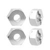 Aluminum Alloy 5.5MM RC Hex Mount Connector Fit for   RC 1:10 Off Road Vehicle Upgrade Parts(Blue K949-009B )