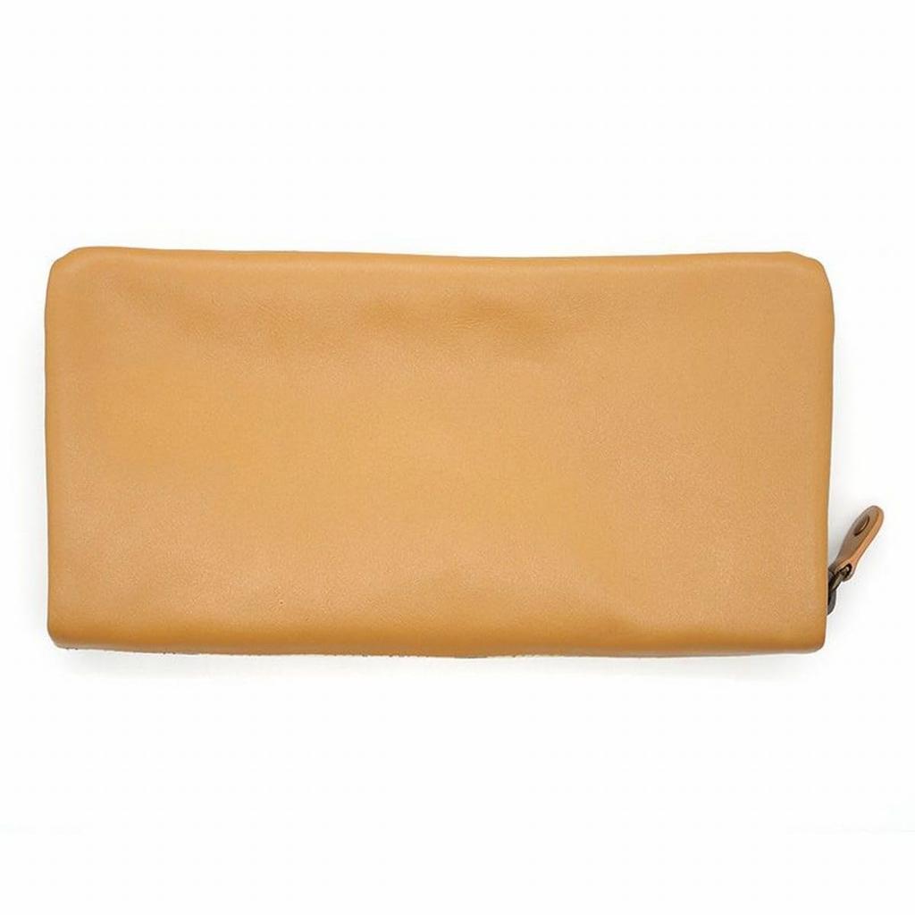 Dayan the Cat Genuine Leather Eastern European Collage Soft Long Wallet [WACHIFIELD]