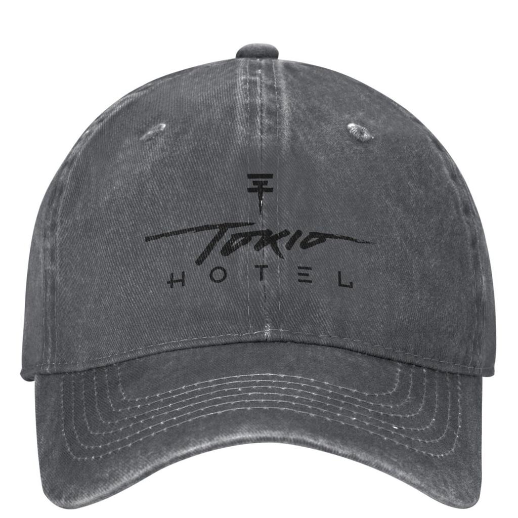 Tokio Hotel Rock Music Tour Washed Baseball Cap Album Casual Trucker Hat Summer FeUnisex Unisex Hunting Camping Design Baseball Caps