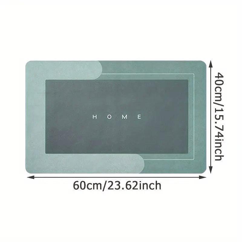 Minimalist Diatom Mud Quick-Dry Non-Slip Bathroom Floor Mat