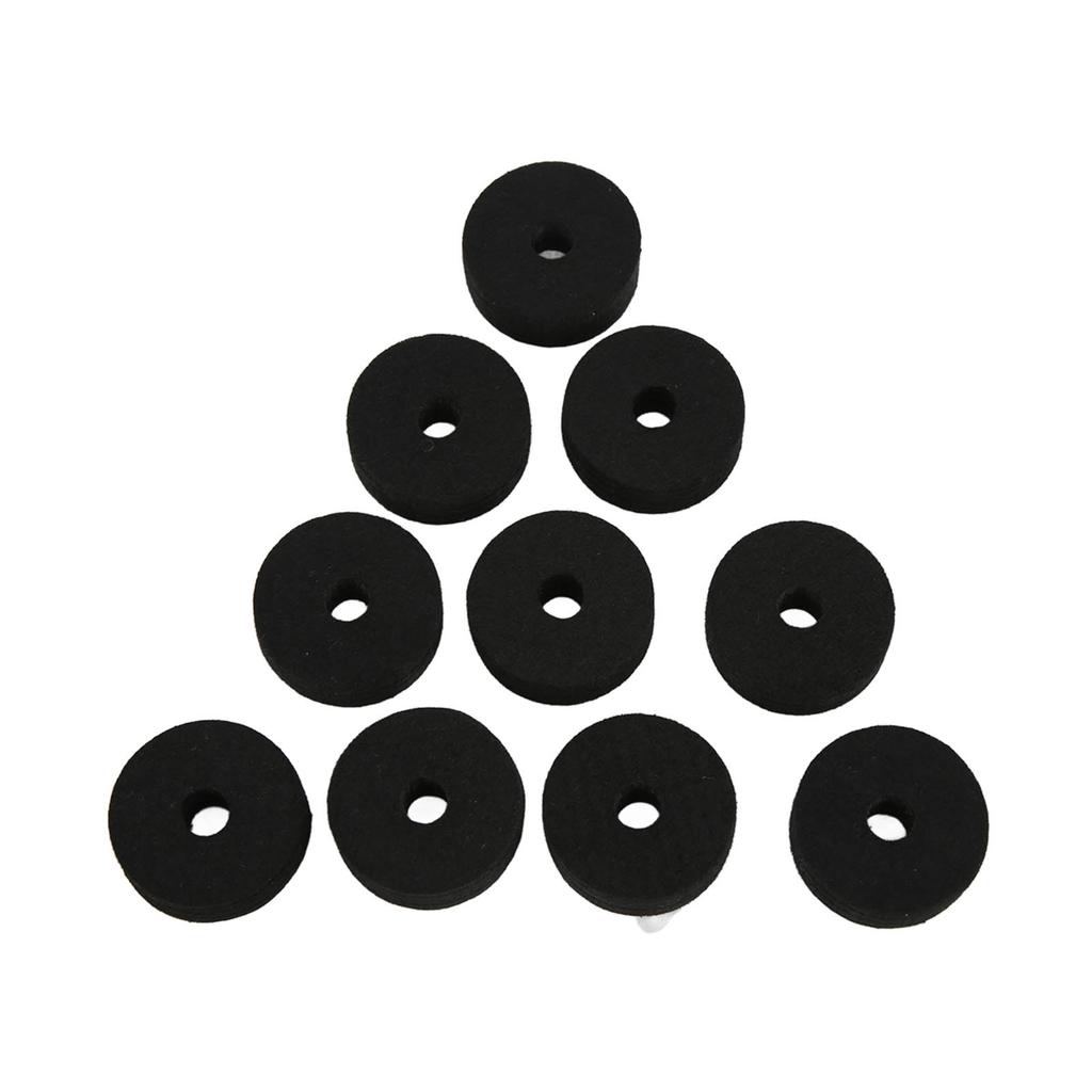 20Pcs Cymbal Felt Washer Pads Stand Replacement Parts Drum Set Accessory Non Slip 4cm