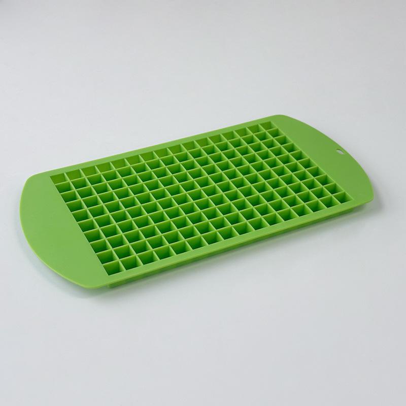 Household 160 Grid Small Ice Cube Mold 1 Cm Mini Square Silicone Ice Box DIY Square Ice Machine for Drinks and Cocktails