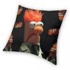 Beaker Stressed Anxiety Pillowcase Polyester Linen Velvet Pattern Zip Decorative Pillow Case Home Cushion Cover