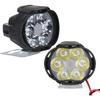 VBESTLIFE 2Pcs 12V 1.5A 8W Spotlight, Motorcycle Spotlight Spotlight Fog Lights,1200Lm High Brightness 6 LED Universal Headlamp for Motorcycles,
